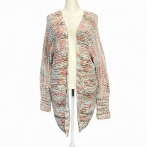 Lida Kate Marled Pocket Cardigan Size Medium